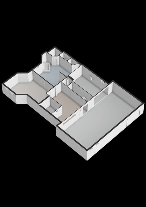 Falkenburgerf 1, Ommen plattegrond-