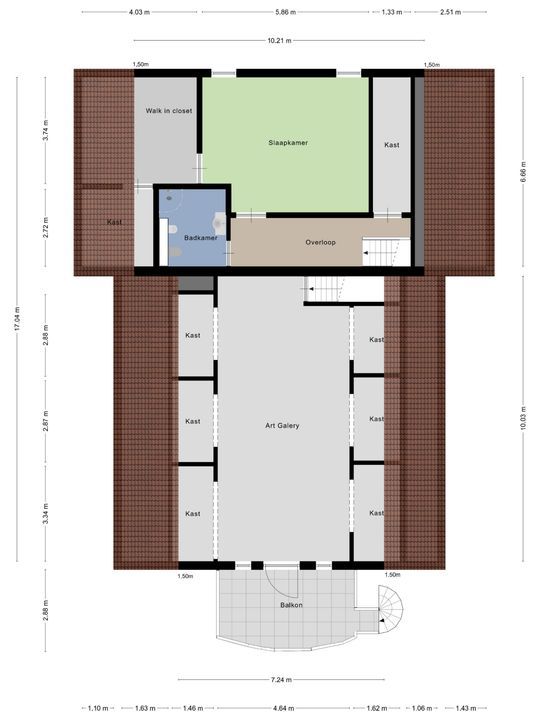 H.W. Iordensweg 91, Wilp plattegrond-