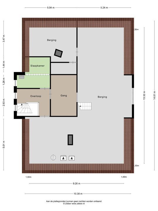 H.W. Iordensweg 91, Wilp plattegrond-