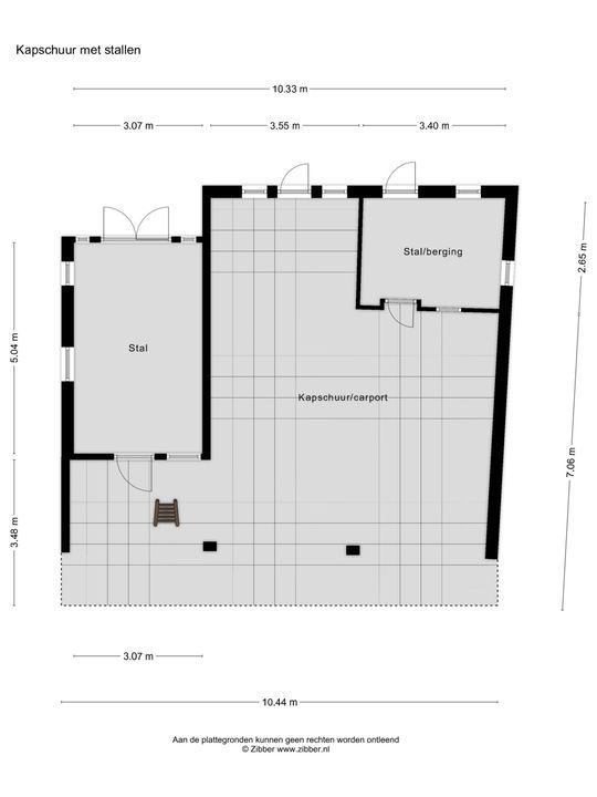 Stenendijk 8, Beerzerveld plattegrond-