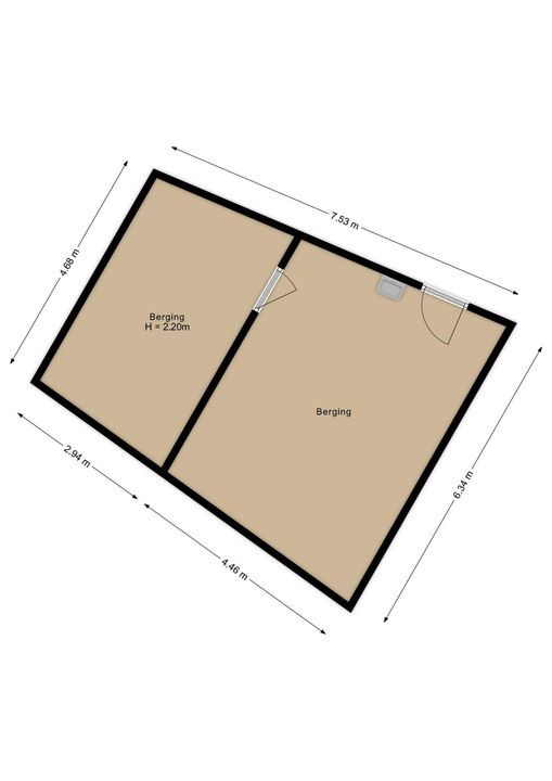 Weg over de Plaats 4, Doornspijk plattegrond-