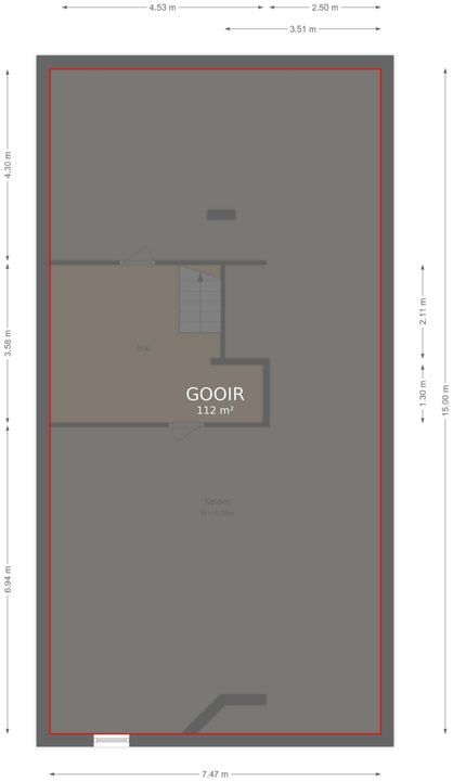 Strootsweg 390, Enschede plattegrond-