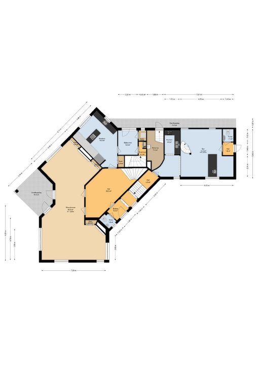 Drienermarkeweg 25, Enschede plattegrond-
