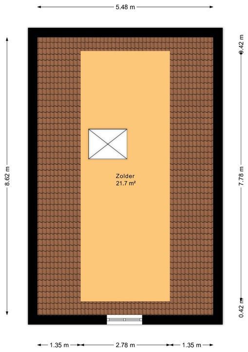 Kleine Veerweg 14, Zwolle plattegrond-