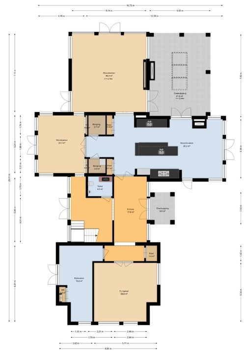 Tiemeister Es 7, Enschede plattegrond-