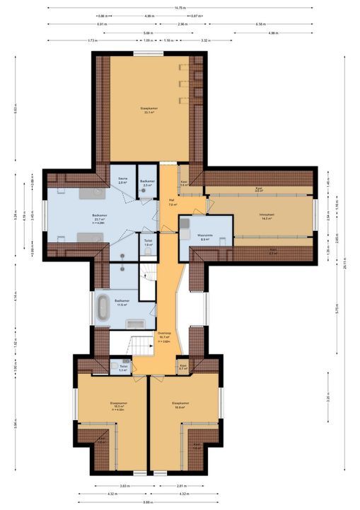 Tiemeister Es 7, Enschede plattegrond-