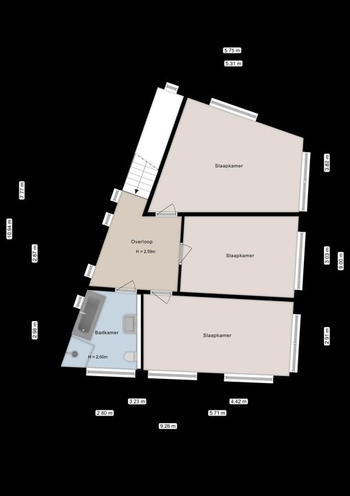 Vijverlaan 15, Nieuwleusen plattegrond-