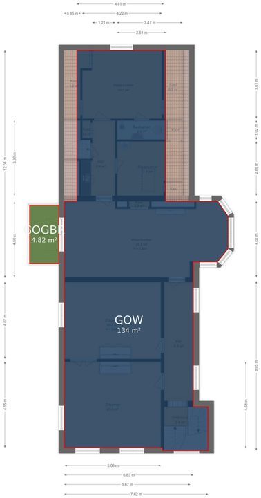 Jan Dommer van Poldersveldtweg 4, Ubbergen plattegrond-