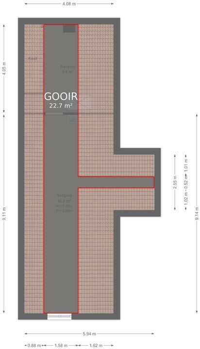 Jan Dommer van Poldersveldtweg 4, Ubbergen plattegrond-