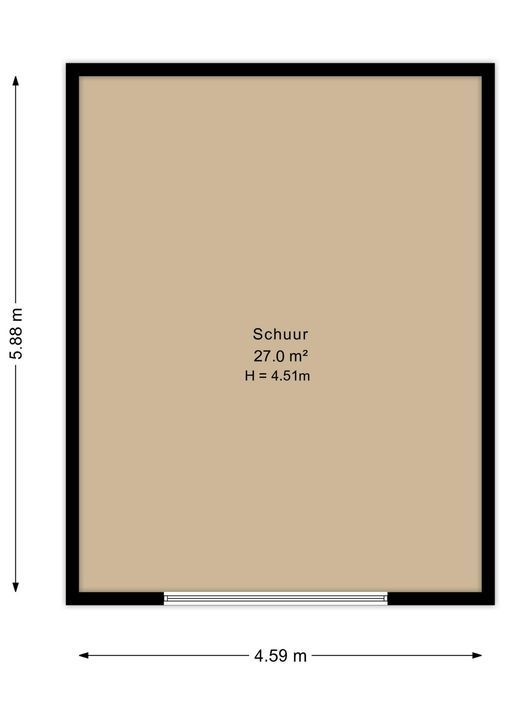 Jan Dommer van Poldersveldtweg 4, Ubbergen plattegrond-