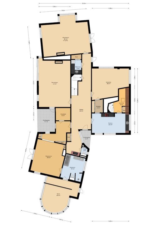 Haagsebosweg 38, Enschede plattegrond-
