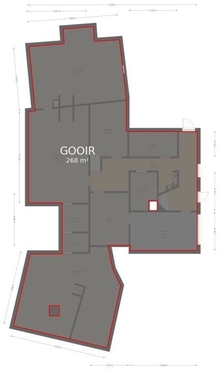 Haagsebosweg 38, Enschede plattegrond-