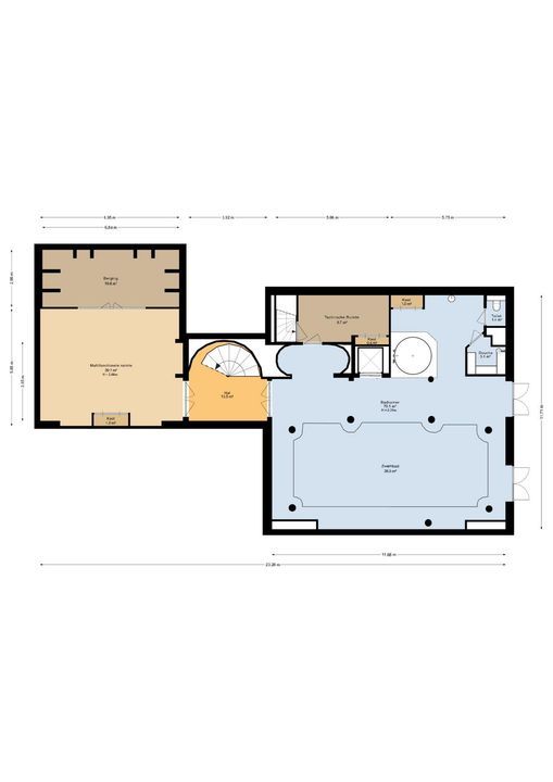 Dorpstraat 129, Beekbergen plattegrond-