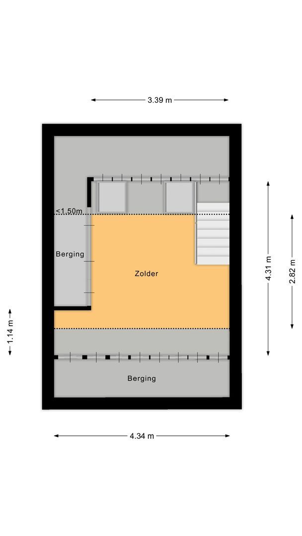 Leidseweg 429, Voorschoten plattegrond-3