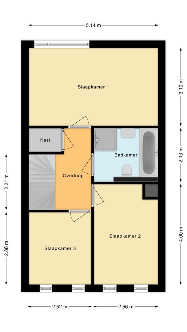 Piet Baarslaan 20, Den Haag plattegrond-2