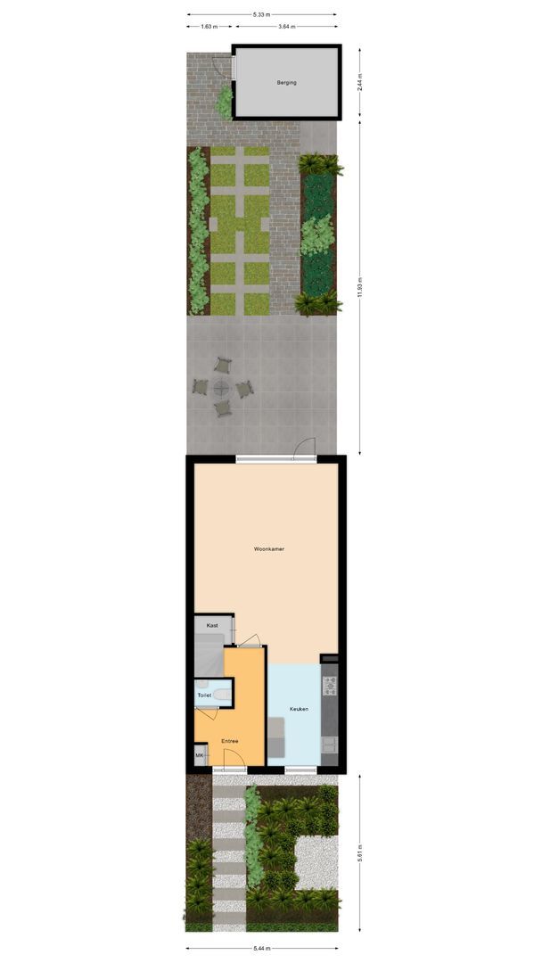 Piet Baarslaan 20, Den Haag plattegrond-0