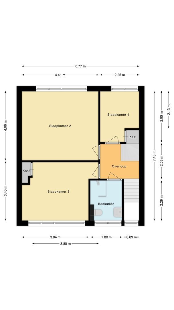 Palestrinalaan 15, Voorschoten plattegrond-2