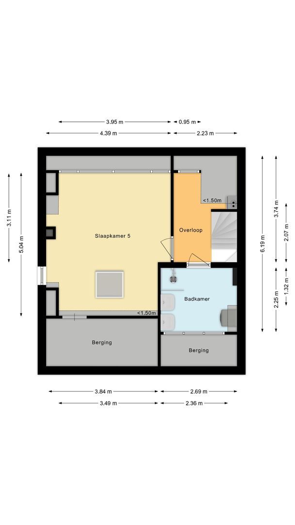 Palestrinalaan 15, Voorschoten plattegrond-3