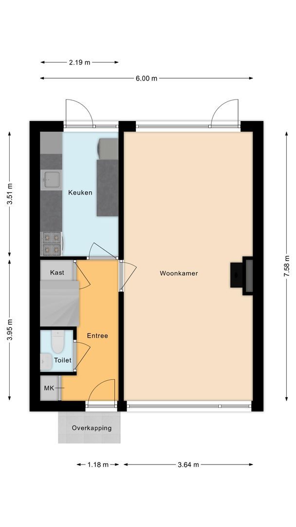 Jan van Galenlaan 32, Voorschoten plattegrond-0
