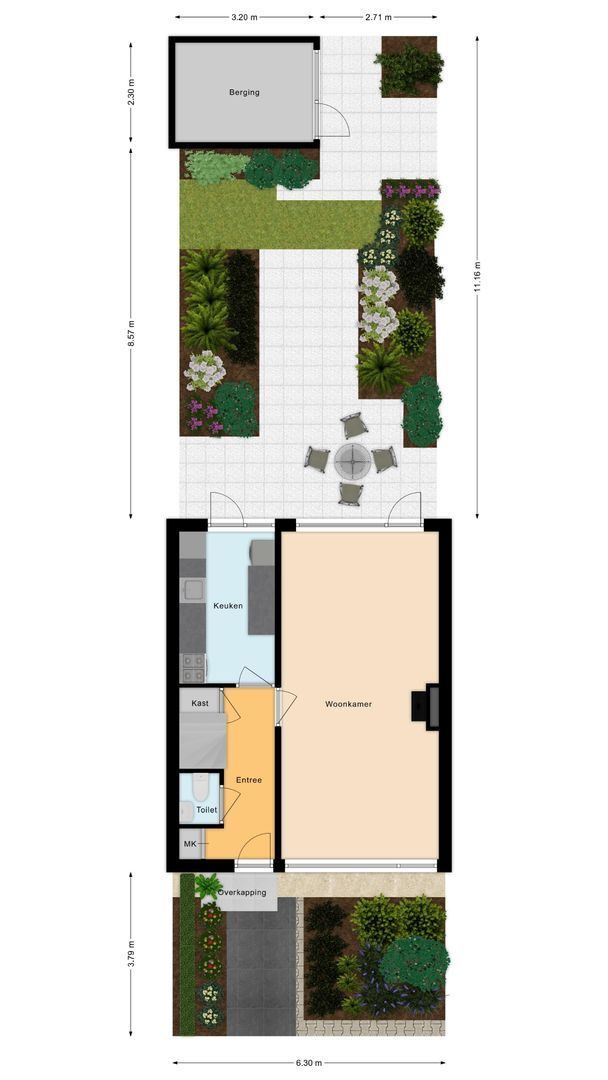 Jan van Galenlaan 32, Voorschoten plattegrond-2
