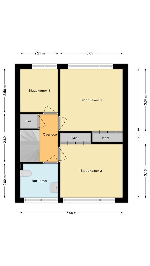 Jan van Galenlaan 32, Voorschoten plattegrond-1