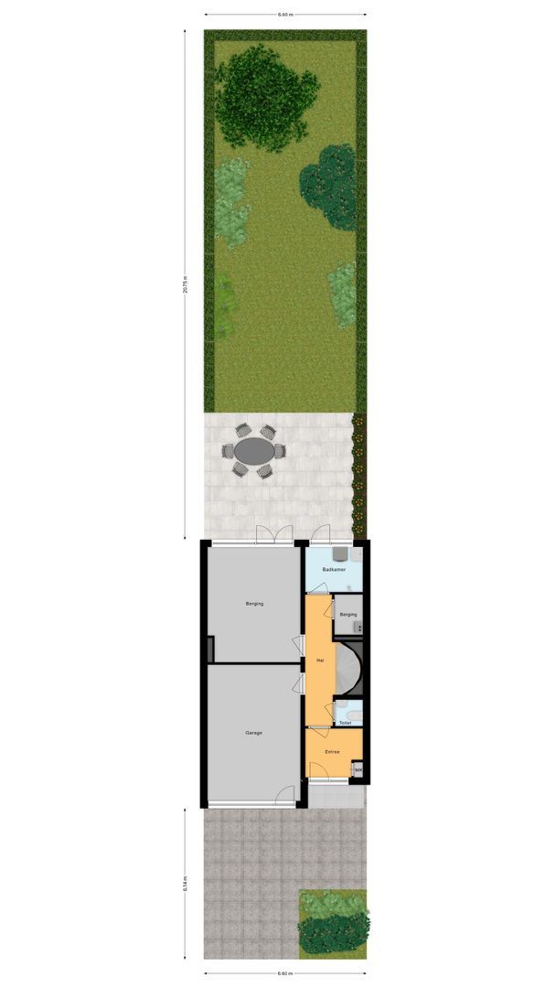 Händellaan 14, Voorschoten plattegrond-2