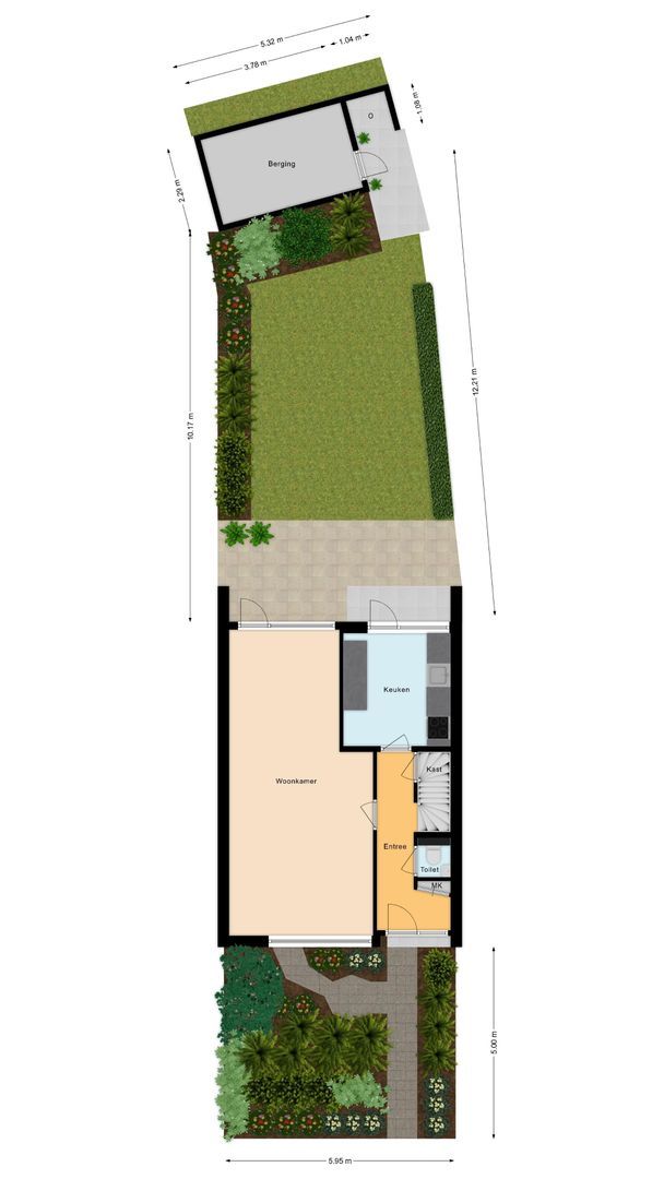Rouboslaan 23, Voorschoten plattegrond-2