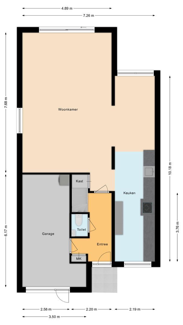 Duke Ellingtonstraat 54, Leiden plattegrond-0