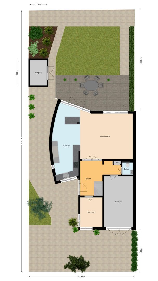 Jan Wagtendonkstraat 27, Voorschoten plattegrond-2