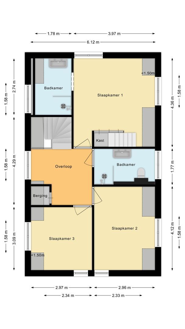 Veurseweg 169, Voorschoten plattegrond-1
