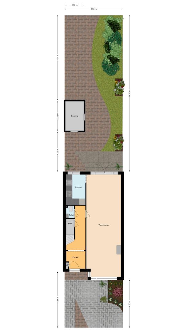 Marnixstraat 11, Voorschoten plattegrond-2