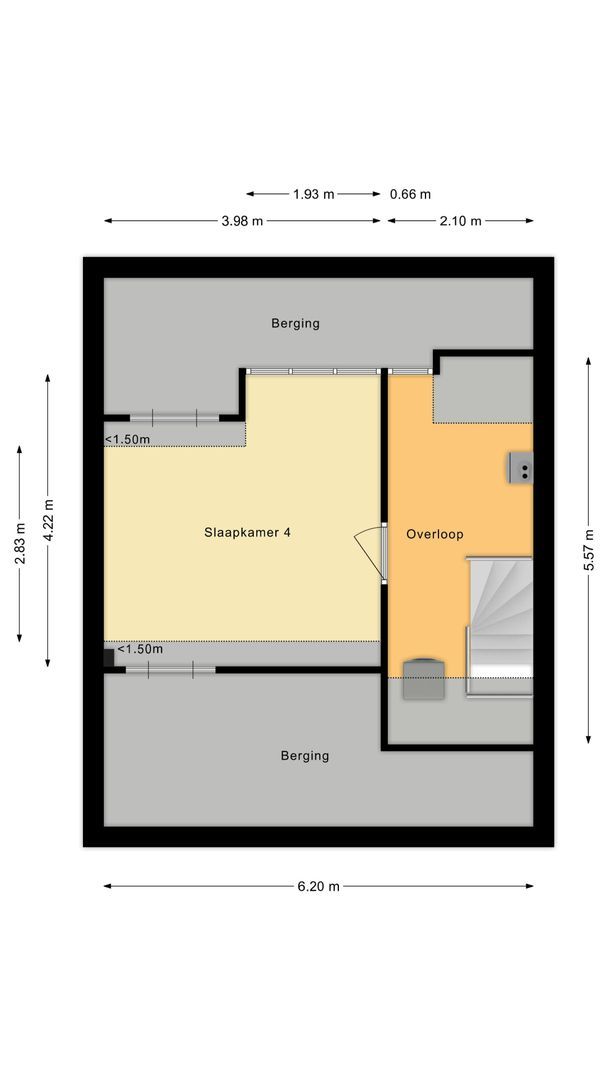 Krimkade 75, Voorschoten plattegrond-4