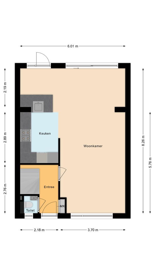 Jan van Goyenplantsoen 10, Voorschoten plattegrond-1