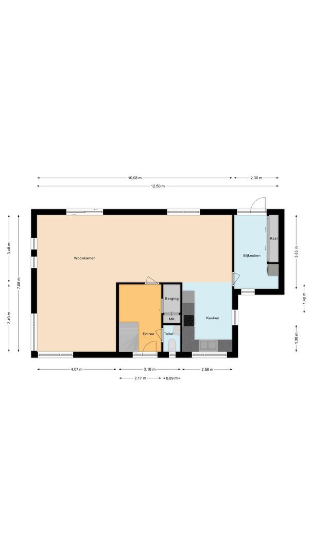 Ondermeerweg 39, Leidschendam plattegrond-1