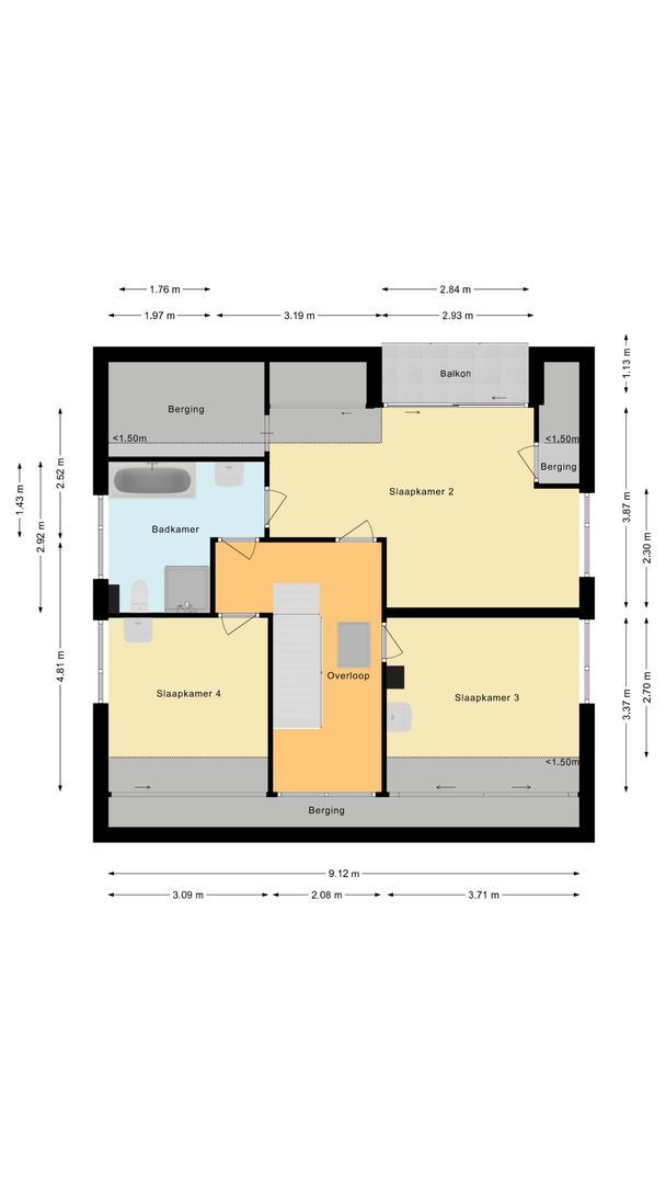Oostvlietweg 51 A, Leidschendam plattegrond-2