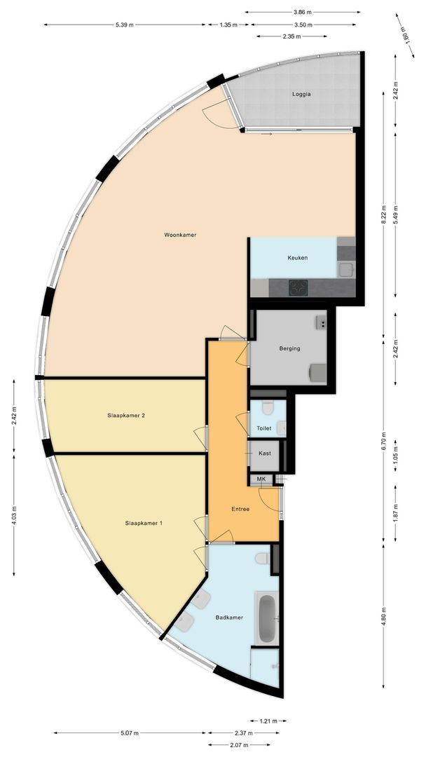Delftse Jaagpad 28, Leiden plattegrond-0