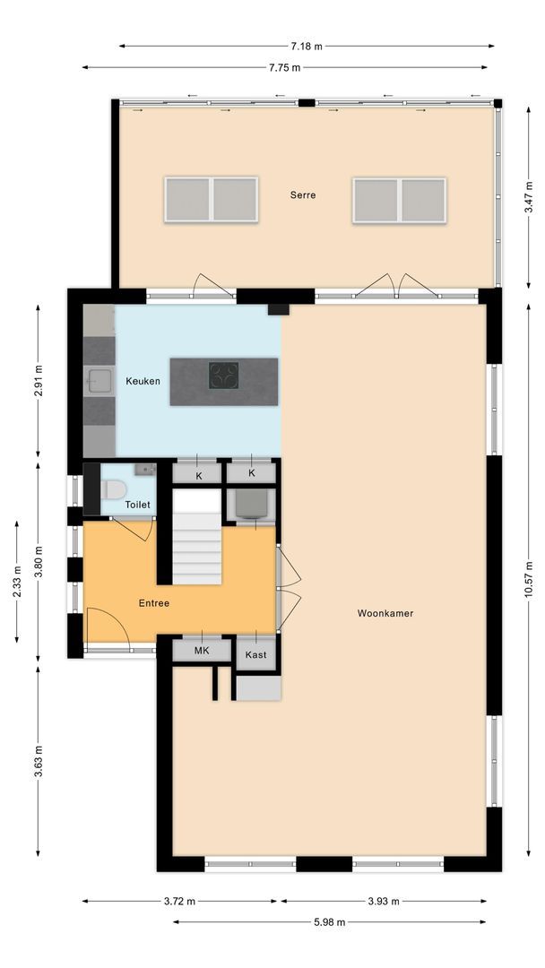 Veurseweg 169, Voorschoten plattegrond-0