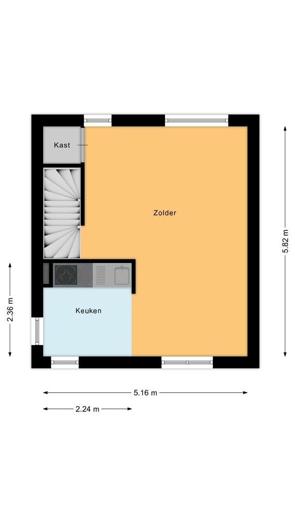 Zwaluwweg 125, Voorschoten plattegrond-3