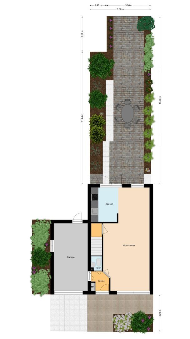 Zwaluwweg 125, Voorschoten plattegrond-0