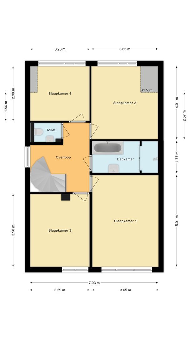 Roucooppark 1, Voorschoten plattegrond-1