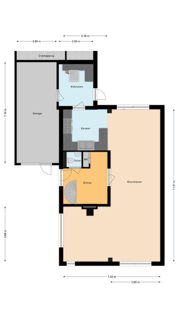 Roucooppark 1, Voorschoten plattegrond-0