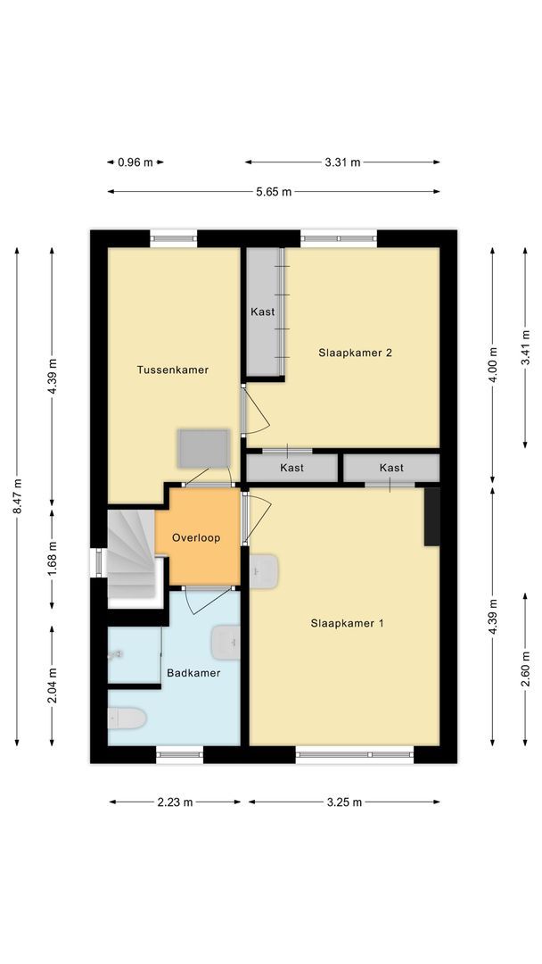 Rijndijk 110, Leiden plattegrond-3