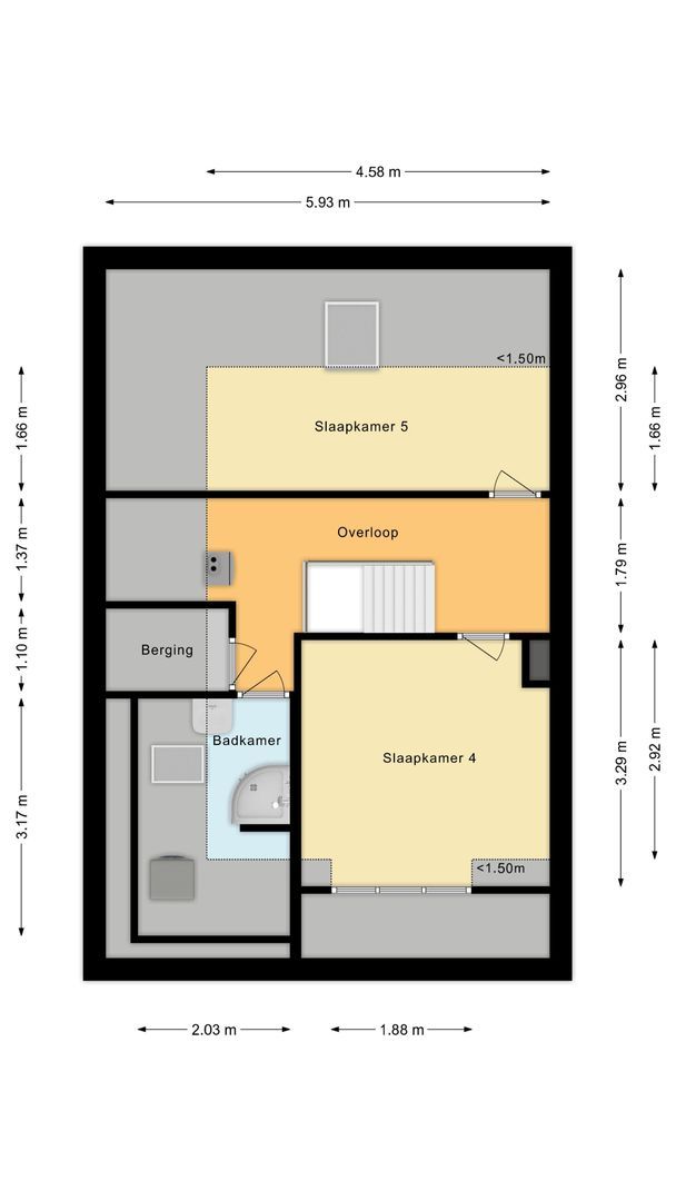 Papelaan 22, Voorschoten plattegrond-3