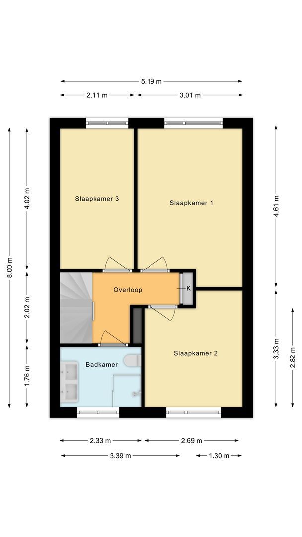 van Merodestraat 24, Leidschendam plattegrond-1