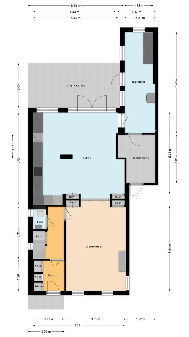 Veurseweg 167, Voorschoten plattegrond-0