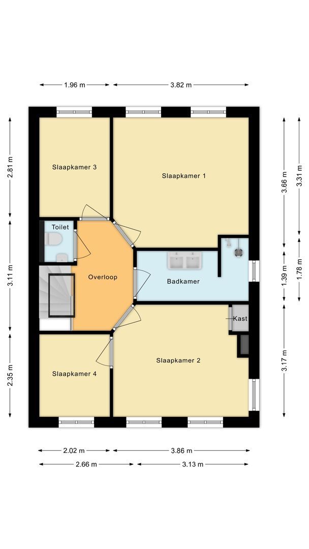 Veurseweg 167, Voorschoten plattegrond-2
