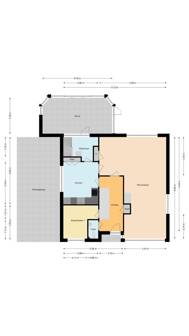 Oostvlietweg 51 A, Leidschendam plattegrond-0