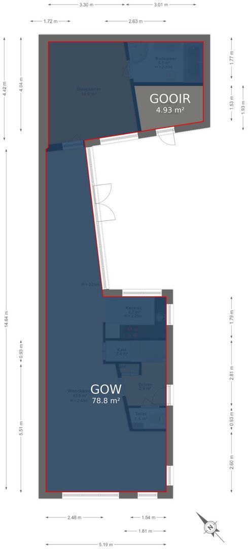Alexander Adamskistraat 11, Voorschoten plattegrond-4