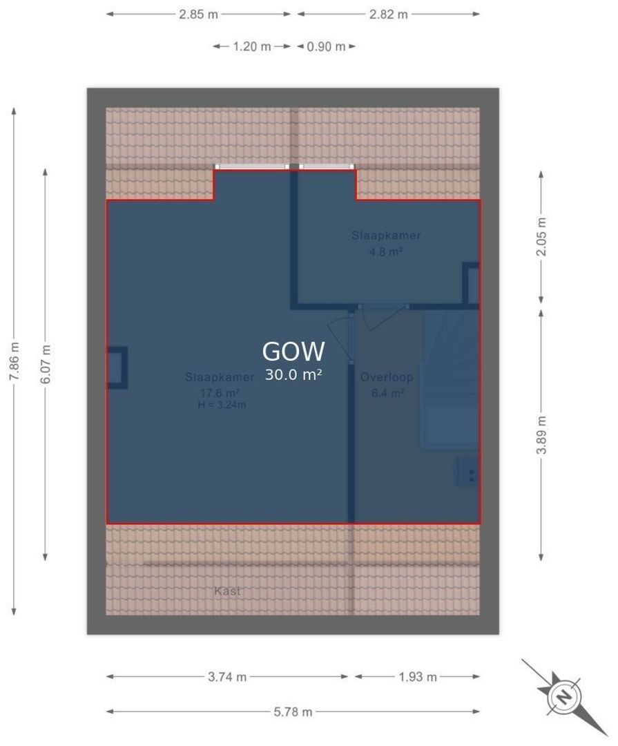Rouboslaan 21, Voorschoten plattegrond-8