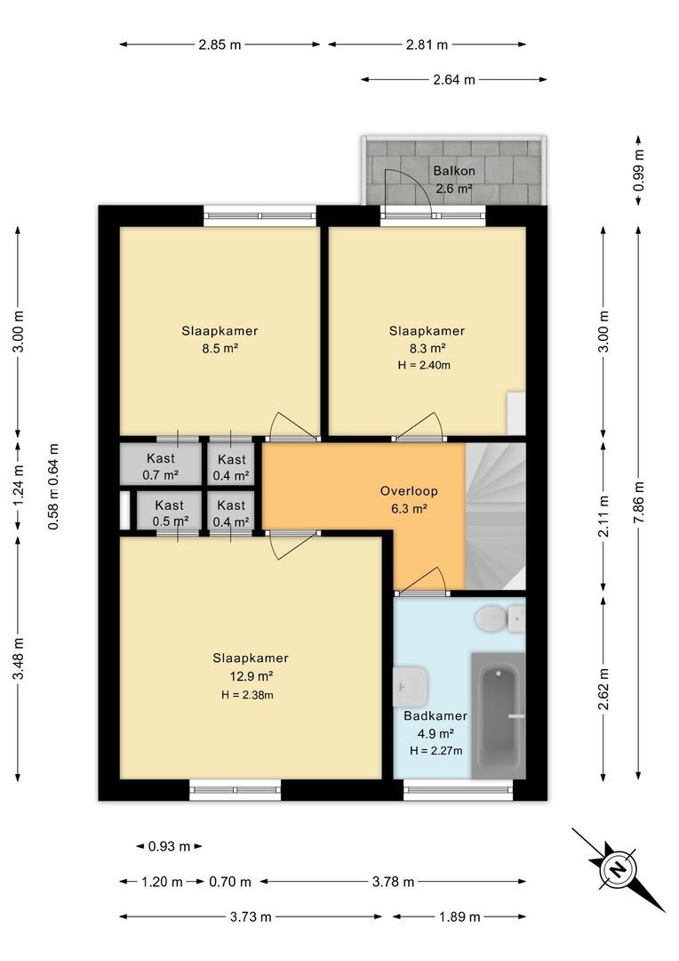 Rouboslaan 21, Voorschoten plattegrond-4